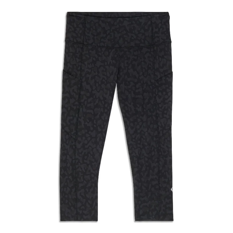 Comfortable Fit Yoga Pants -Fast And Free High Rise Crop - Resale