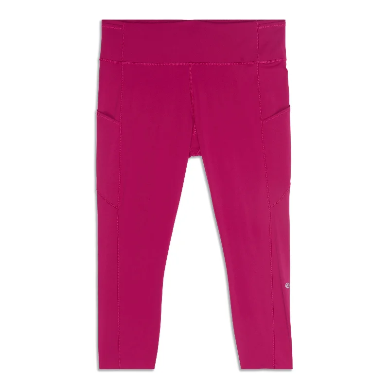 Women's Yoga Pants for Enhanced Flexibility -Fast And Free High-Rise Crop - Resale