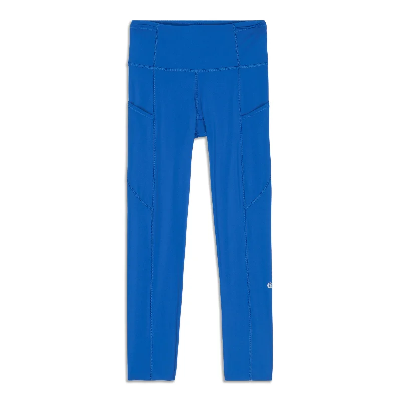 Yoga Pants with a Wide Waistband -Fast And Free High-Rise Crop - Resale