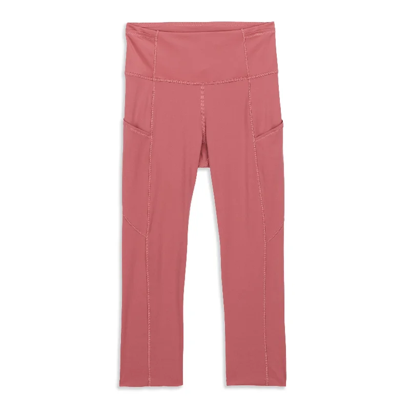 High-Performance Yoga Pants -Fast And Free High-Rise Crop - Resale