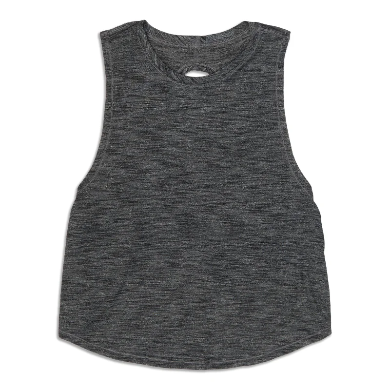 Yoga Tops with Adjustable Straps for Custom Fit -Fast As Light Muscle Tank Top - Resale