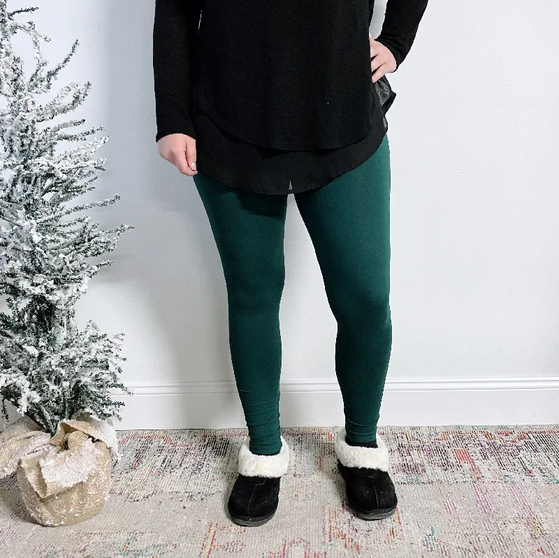 Affordable Yoga Pants for Fitness -Favorite Leggings • Forest Green