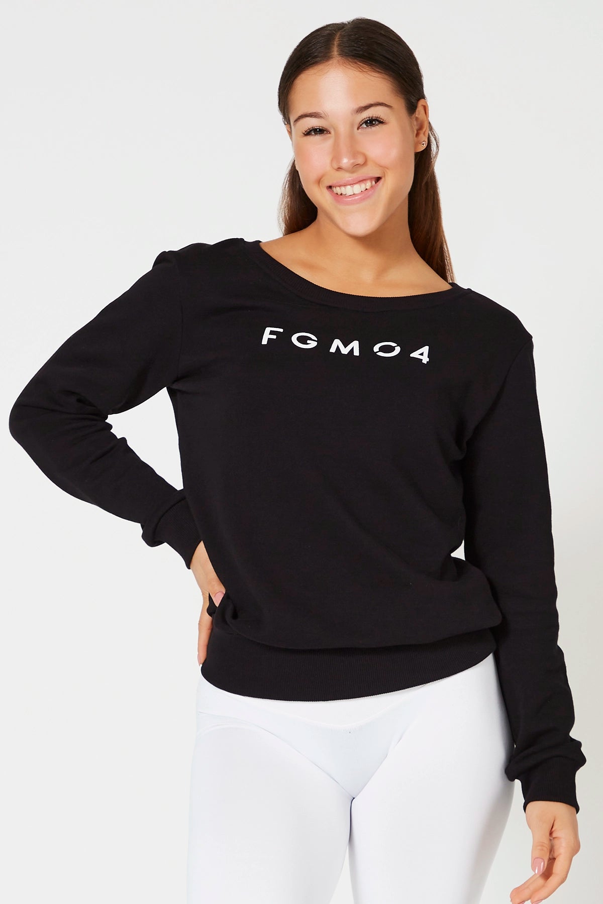 Yoga Tops for Flexibility and Support -Felpa Ikonic FW 23/24 Nero