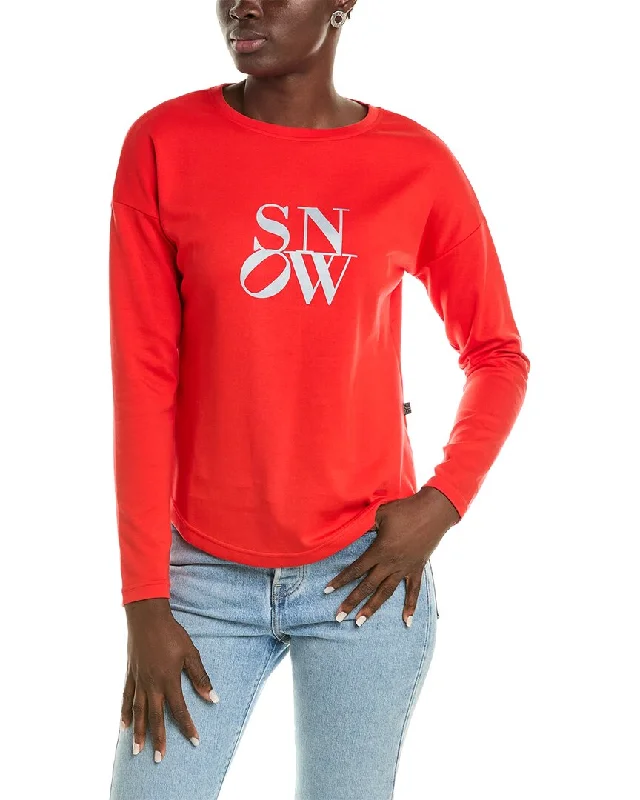 Loose Fit Yoga Tops for Easy Movement -FERA Snow Top