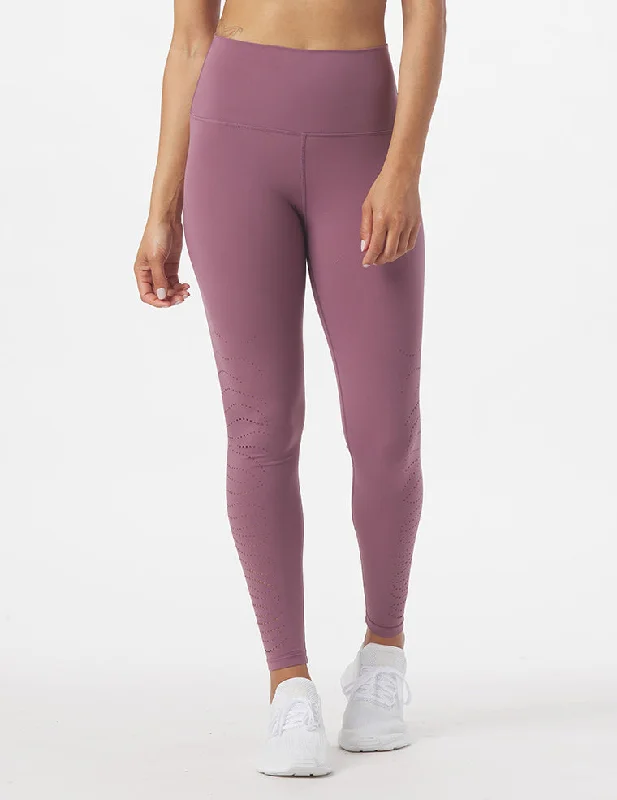 Stretchable Yoga Pants with High Waist -Fierce Legging: Mauve