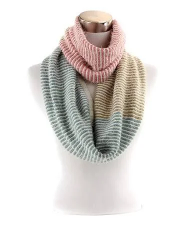 Yoga Shorts with Adjustable Waist -Very Moda Striped Mohair Infinity Scarf SA6003