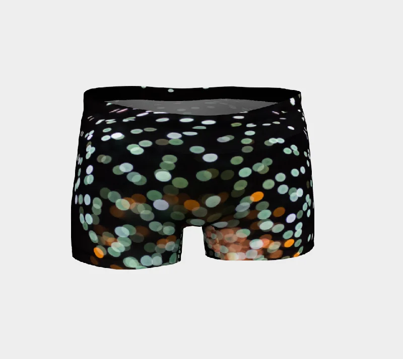 Stylish Yoga Shorts for Comfort -Fireworks Workout Shorts