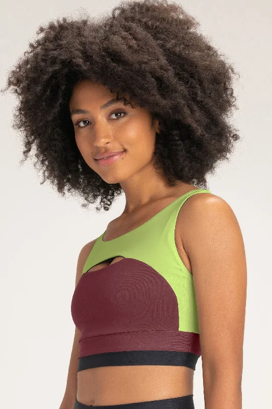 Keto Yoga Bars -Fit Colors Sports Bra