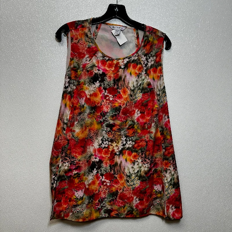 Stylish Yoga Tops for Yoga Practice -Floral Athletic Tank Top Athleta, Size 1x
