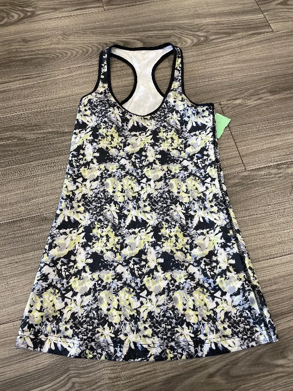 Comfortable Yoga Tops for All-Season Wear -Floral Print Athletic Tank Top Lululemon, Size S