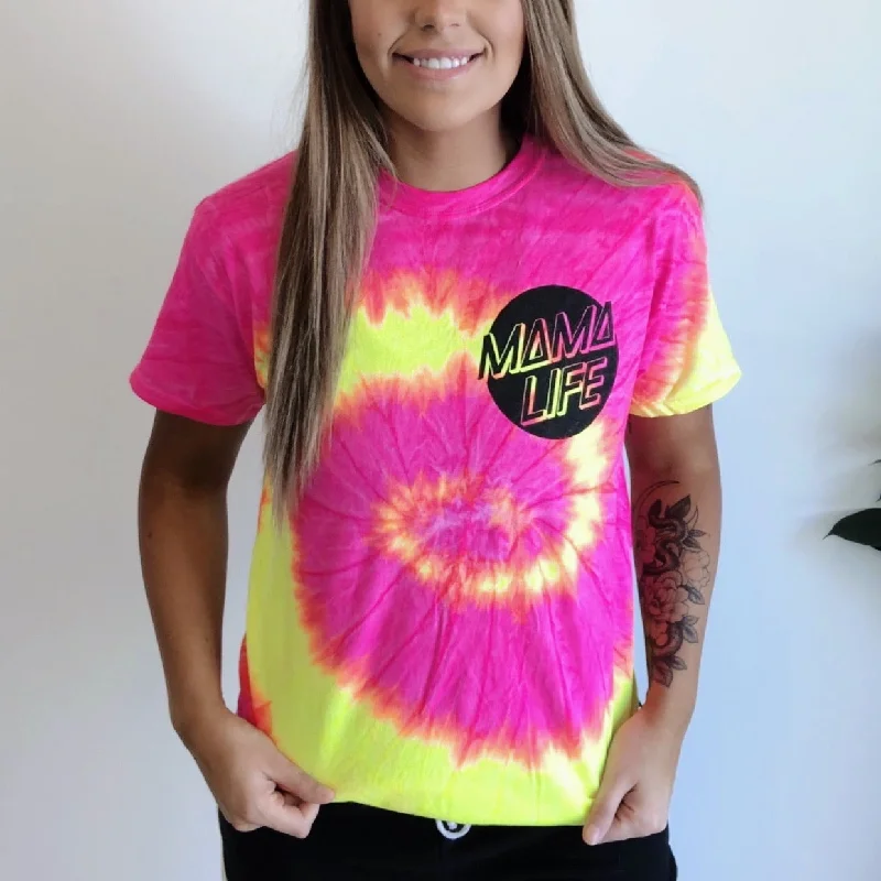 Yoga Tops for Yoga and Running -Fluorescent Skater Mama • Tee Shirt