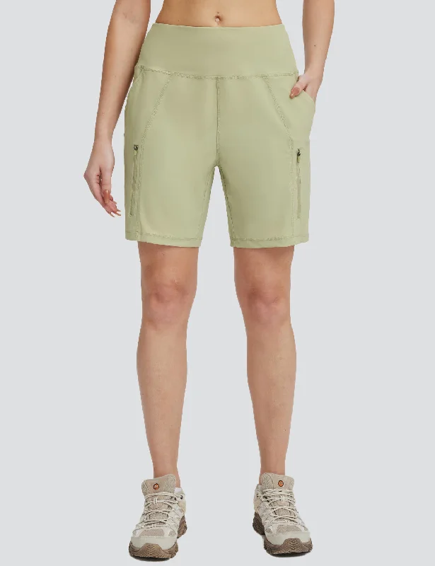Lightweight Yoga Shorts for Summer -Flyleaf Wide Waisted Mountain Shorts