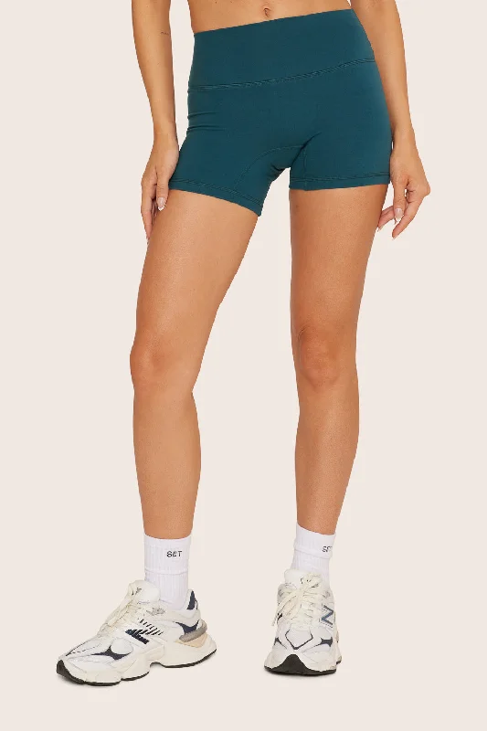 Yoga Shorts for Stretching Poses -FORMCLOUD® BIKE SHORTS - AGAVE