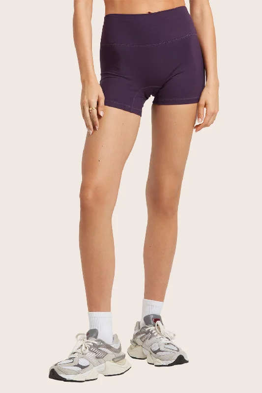 Yoga Shorts for Women’s Fitness -FORMCLOUD® BIKE SHORTS - PLUM
