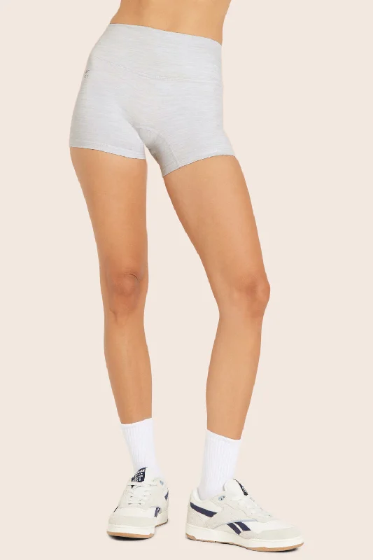 Soft Yoga Shorts for Yoga -FORMCLOUD® REEBOK X SET BIKE SHORTS - HEATHER GREY