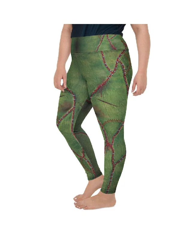 Yoga Pants for All Body Types -Frankenstein Inspired Plus Size Leggings
