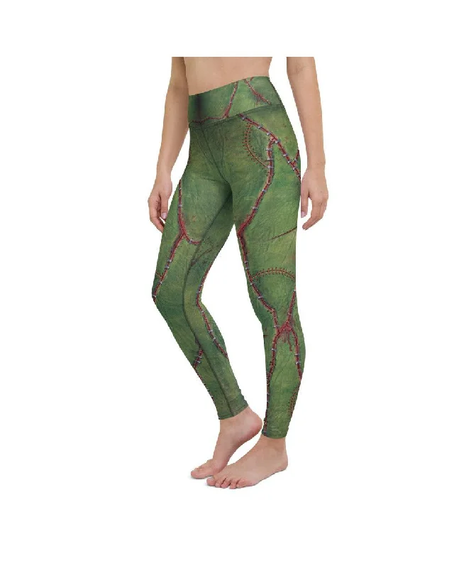 Yoga Pants for Full Range of Flexibility -Frankenstein Inspired Yoga Pants