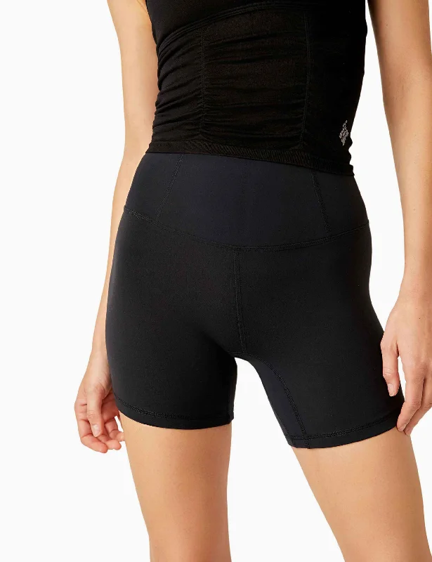 Yoga Shorts for Smooth Flexibility -Never Better Bike Shorts - Black