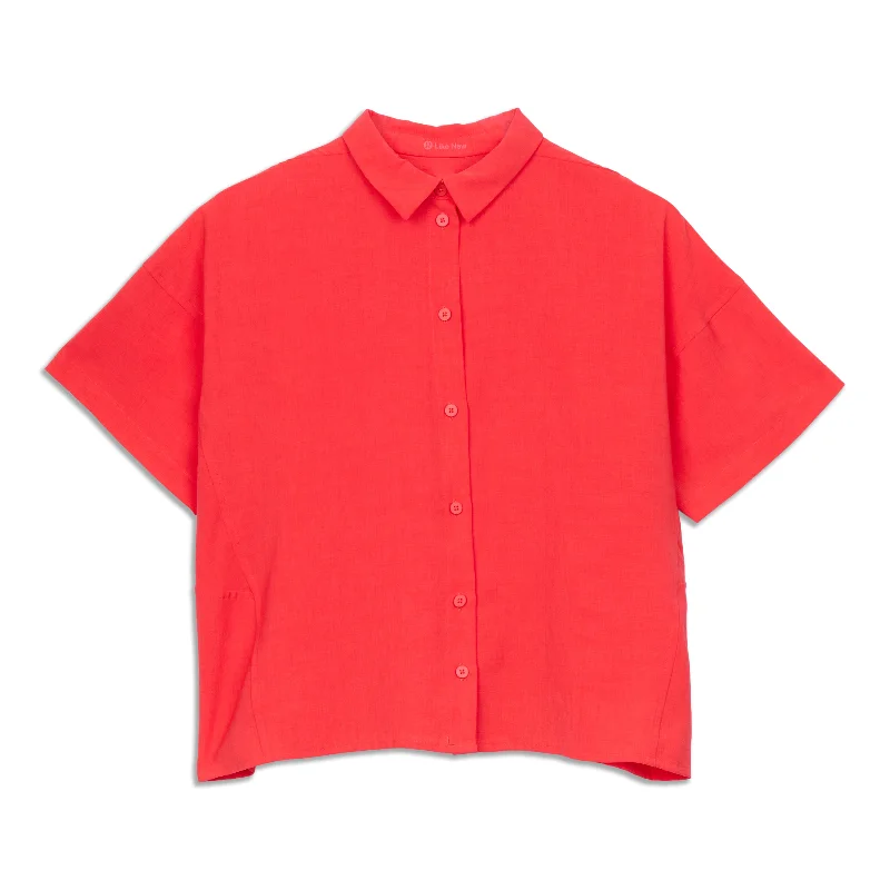 Seamless Yoga Tops for Maximum Comfort -Full Day Ahead Short Sleeve Shirt - Resale