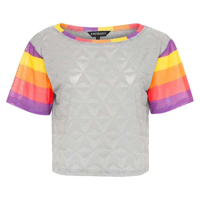 Yoga Tops for Deep Flexibility Training -Geodesic Day Mesh Tee