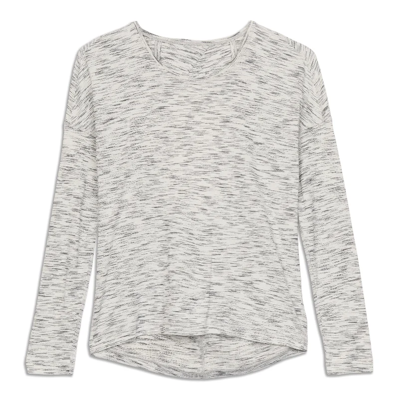 Yoga Tops for Warm Yoga Classes -Get Set Long Sleeve Shirt - Resale