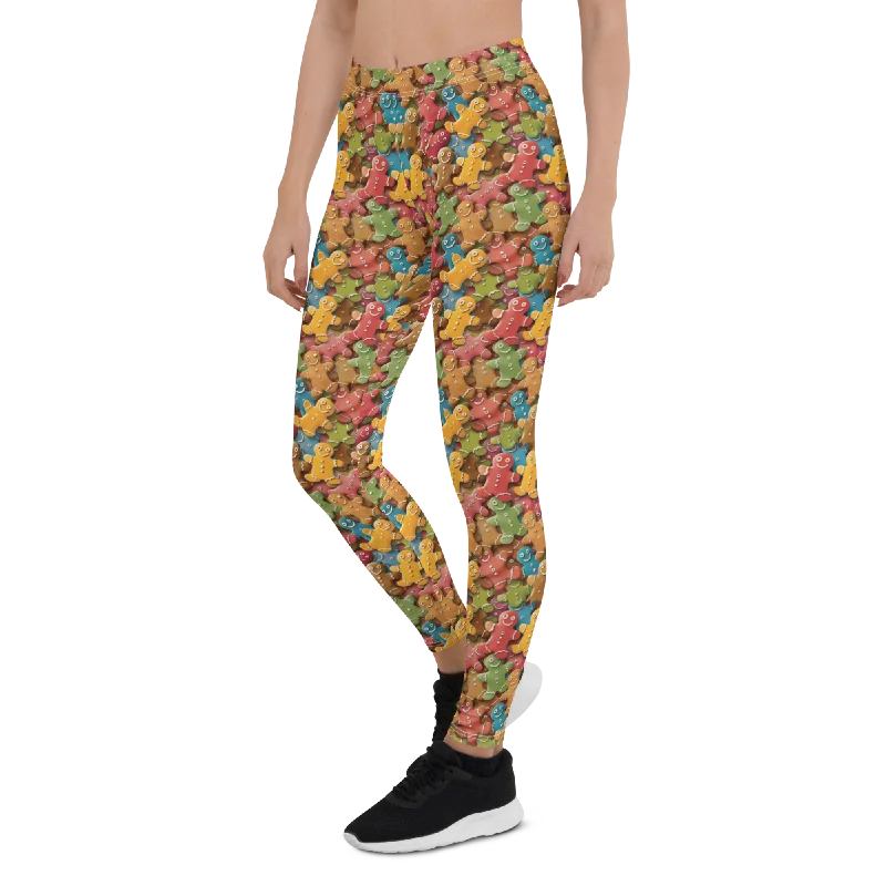 Versatile Yoga Pants -Gingerbread Man Leggings