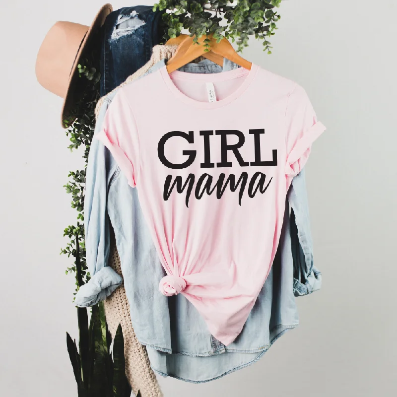 Stylish Yoga Tops for Workout Wear -Girl Mama • Pink Tee