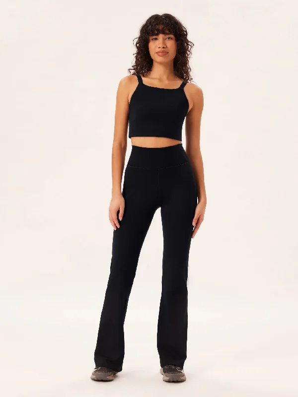 Soft Yoga Pants for Comfortable Stretching -Girlfriend Collective Compressive Flare Legging - Black Soft Yoga Pants for Comfortable Stretching -Girlfriend Collective Compressive Flare Legging - Black
