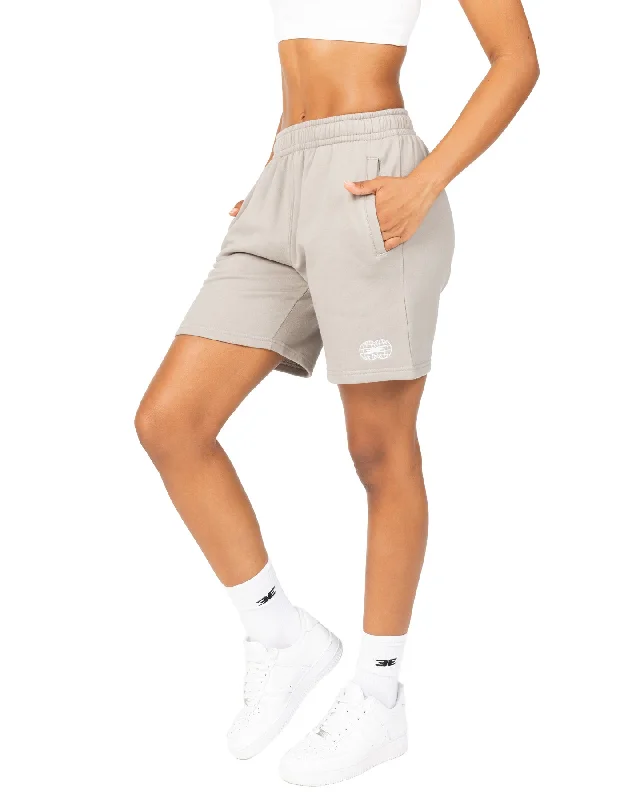 Yoga Shorts with Smooth Fit -Global Athletics Shorts - Vintage Khaki