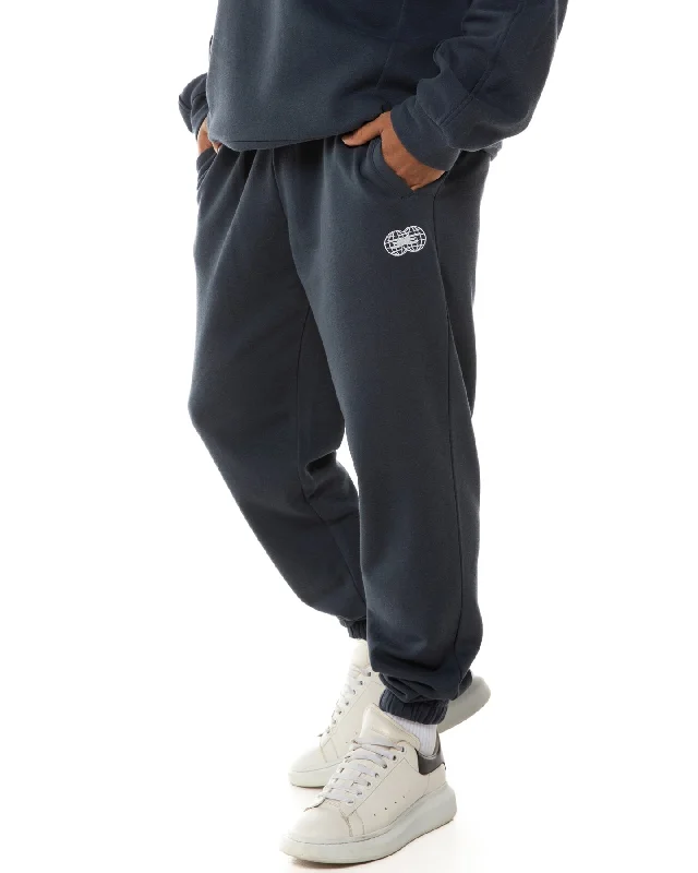 Performance Yoga Pants for Intense Stretching -Global Athletics Trackpants - Navy