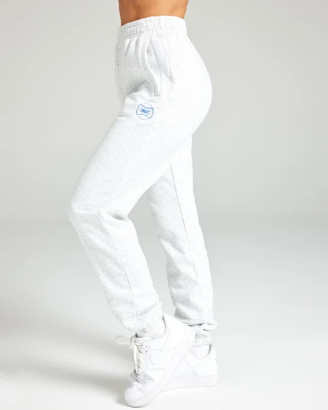 Yoga Pants for Long Workouts -Global Tennis Trackpants - Grey