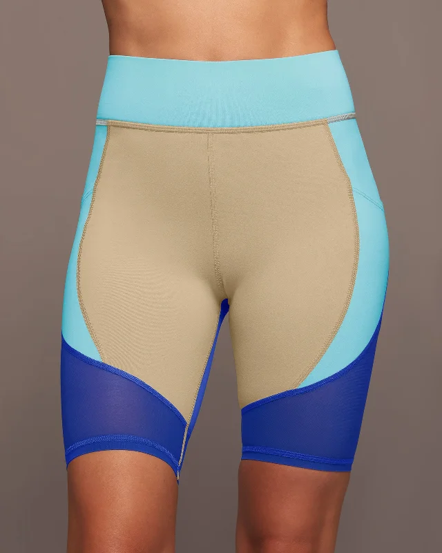 Yoga Shorts for All Day Wear -Glow Pocket Bike Short 9 Inch