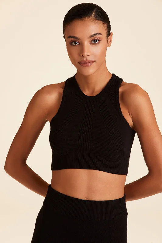 Yoga Tops for All Yoga Poses -Goddess Cashmere Crop Tank
