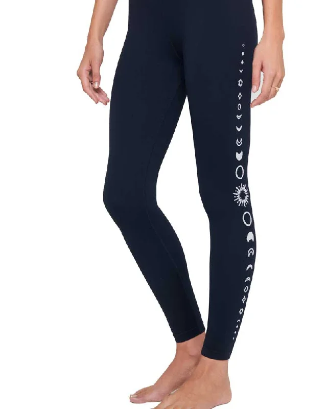 Yoga Pants for Mobility -Golden Icon Jacquard Legging