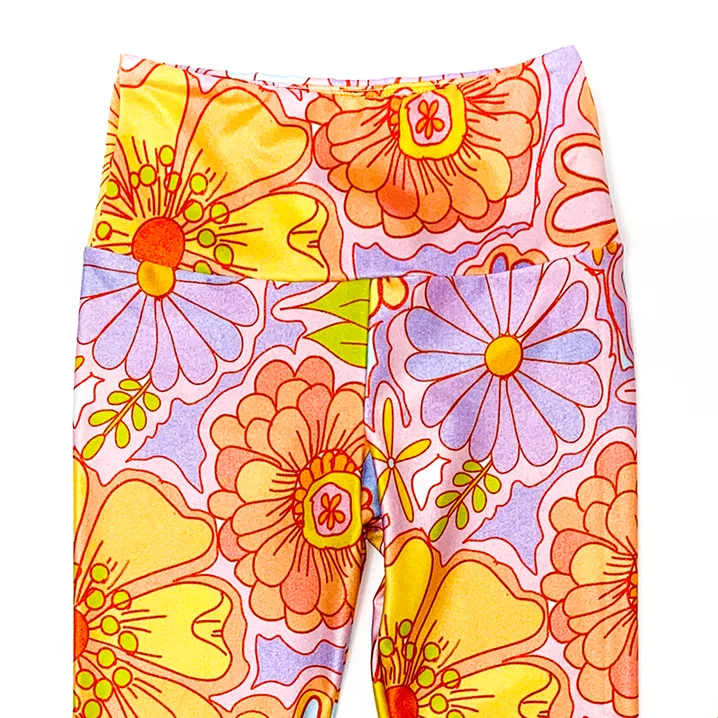 Supportive Yoga Pants -Darra Sargent X Goldsheep -  7/8 Crop Leggings