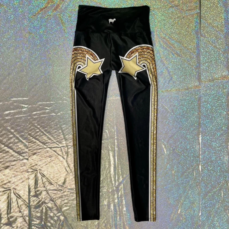 Comfortable Yoga Pants -Double Rainbow Star Legging