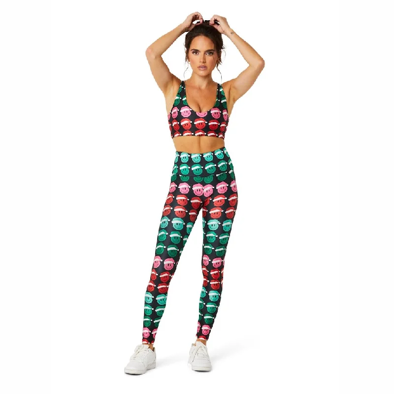 Lightweight Yoga Pants for Yoga -Holiday Smileys Leggings