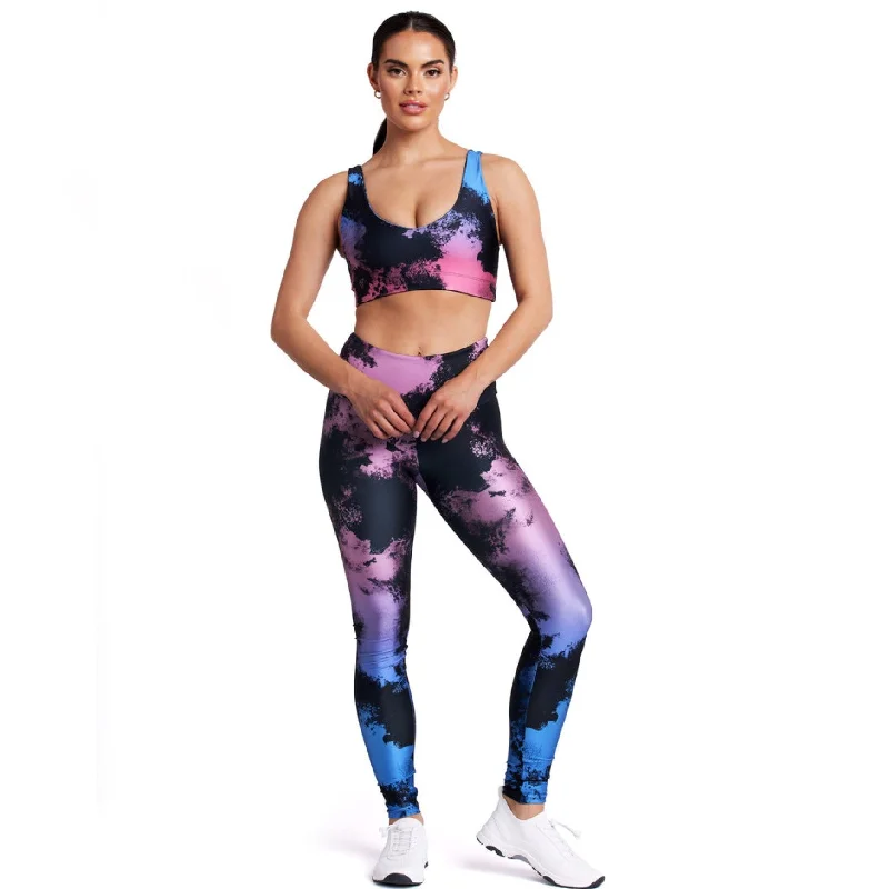 Yoga Pants for All Types of Yoga -Pink Acid Wash Legging