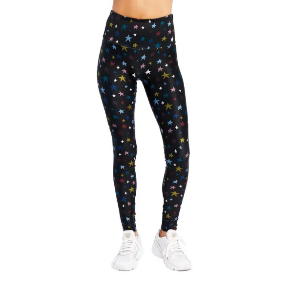 Women's Yoga Pants for Intense Workouts -Rainbow Stardust Leggings