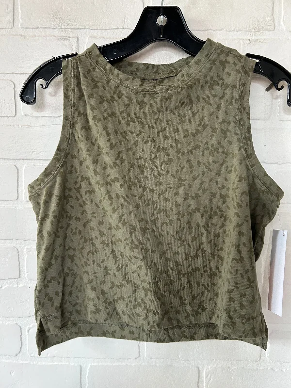 Versatile Yoga Tops for All Types of Yoga -Green Athletic Tank Top All In Motion, Size Xs