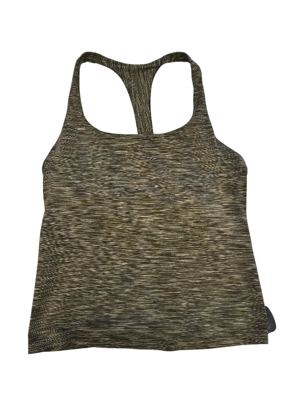 Breathable Yoga Tops for Comfortable Poses -Green Athletic Tank Top Athleta, Size L