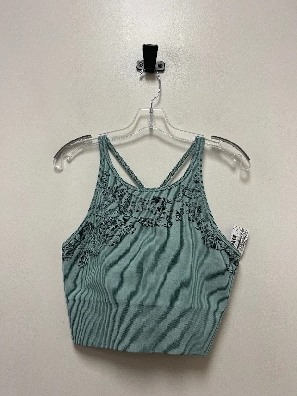 Women's Yoga Tops for Active Training -Green Athletic Tank Top Athleta, Size M