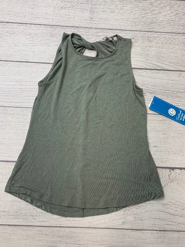 Breathable Yoga Tops for Women -Green Athletic Tank Top Athleta, Size Xs
