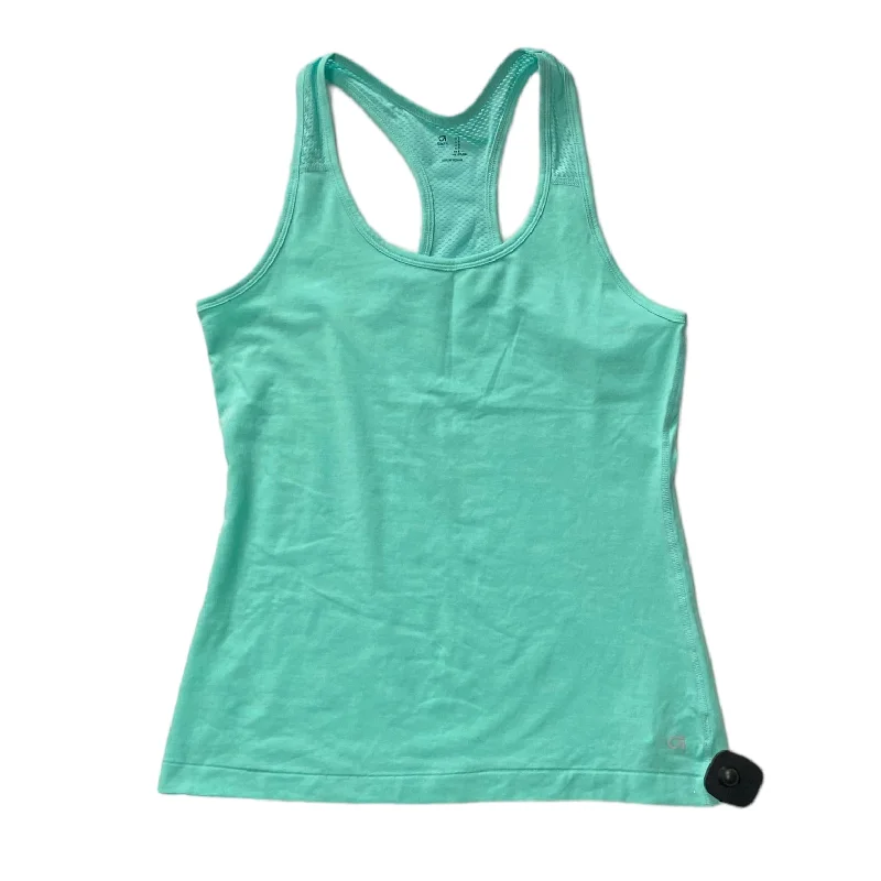 Women's Yoga Tops for Flexibility -Green Athletic Tank Top Gapfit, Size S