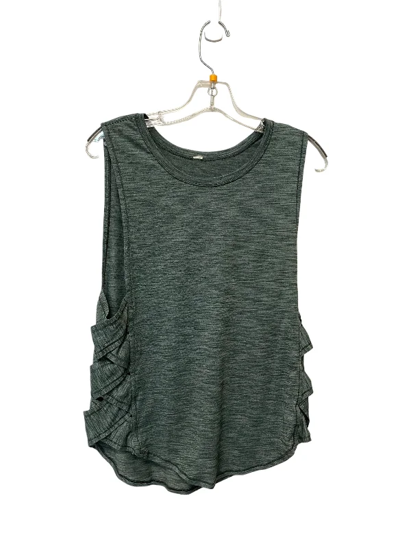 Women's Yoga Tops for Power and Strength -Green Athletic Tank Top Lululemon, Size 10