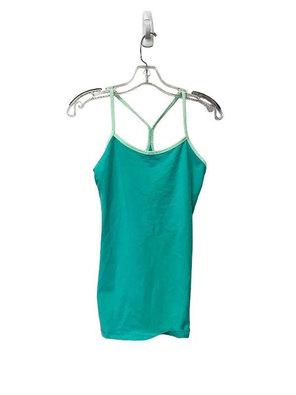 Seamless Yoga Tops for Comfort and Style -Green Athletic Tank Top Lululemon, Size 6