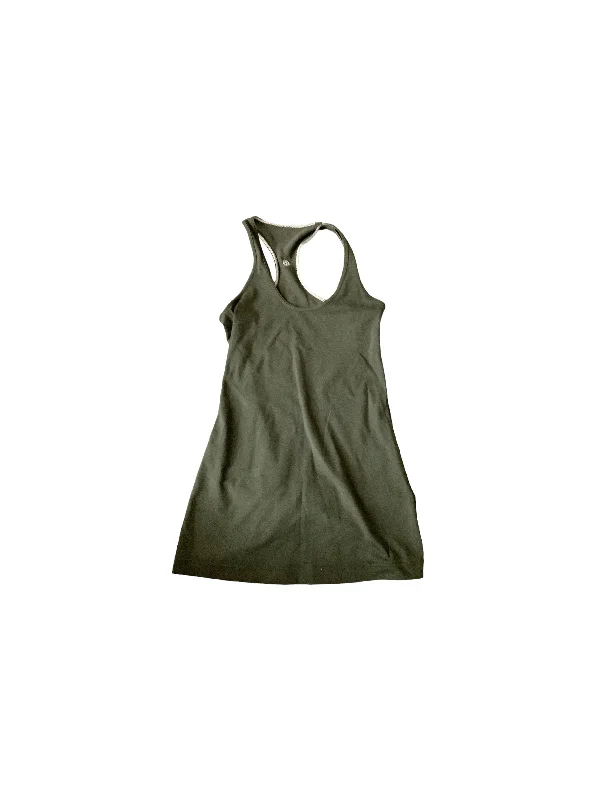 Seamless Yoga Tops for Flexibility -Green Athletic Tank Top Lululemon, Size S