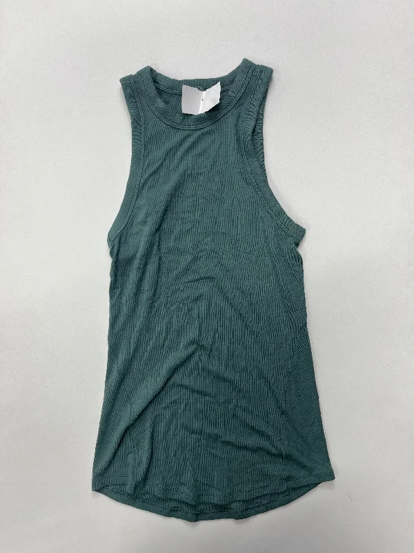 Yoga Tops for Increased Flexibility -Green Athletic Tank Top Lululemon, Size Xs