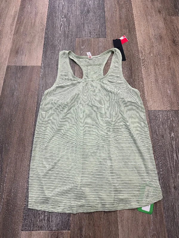 Soft Yoga Tops for Every Practice -Green Athletic Tank Top Mono B, Size L