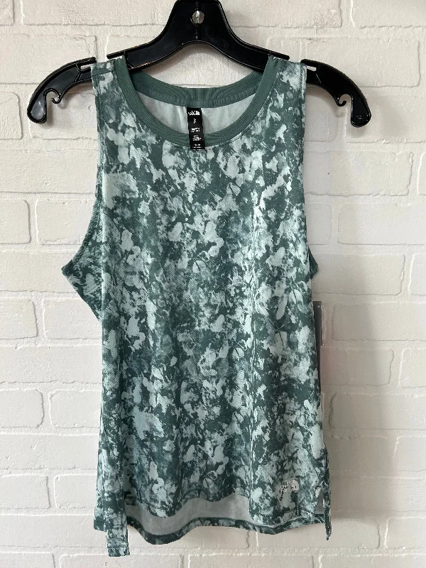 Comfortable Yoga Tops with Stylish Designs -Green Athletic Tank Top The North Face, Size S